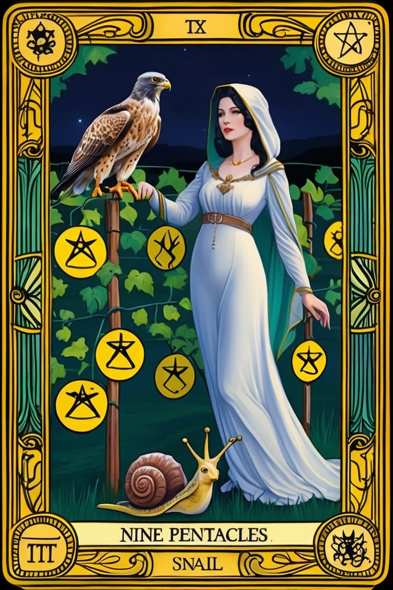 Nine of Pentacles